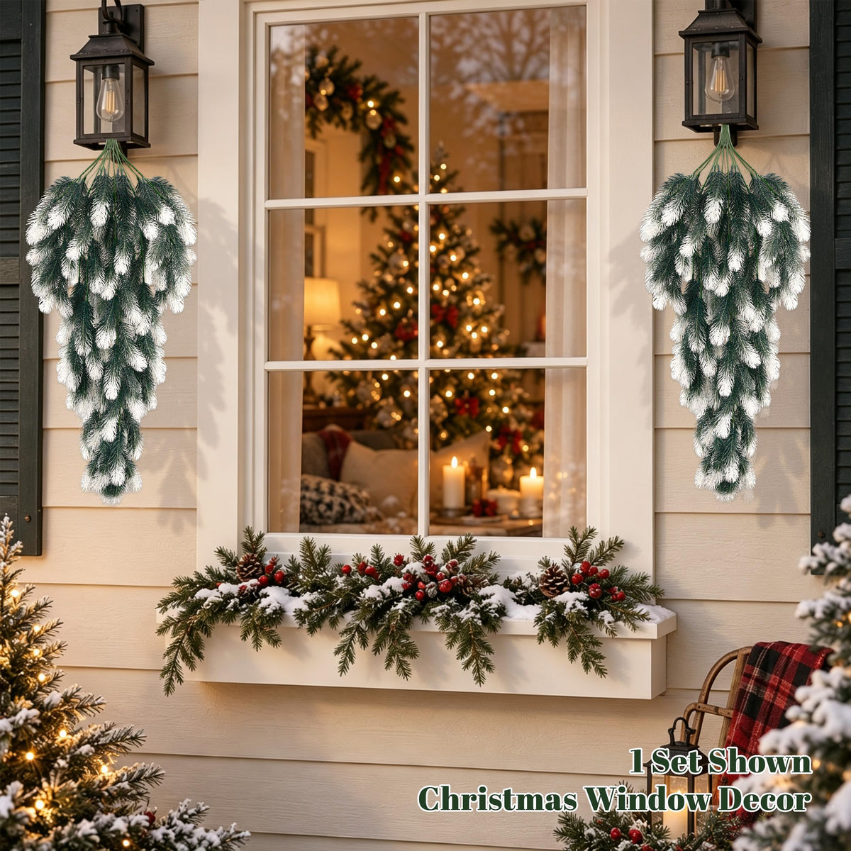4 Pack 30.8" Christmas Swags