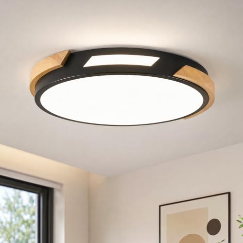 Modern Wood Dimmable Ceiling Light