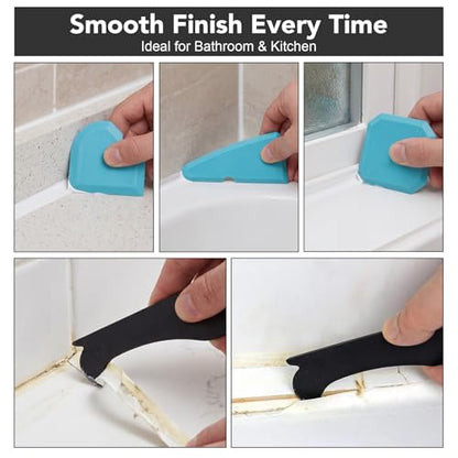 Silicone Caulking Tools with Razor Blade Scraper