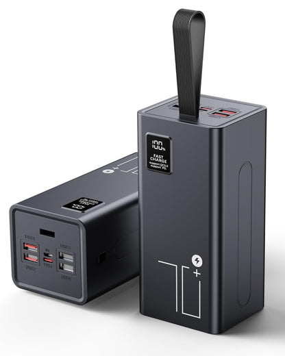Portable Charger 70000mAh Power Bank Fast Charging (Black)