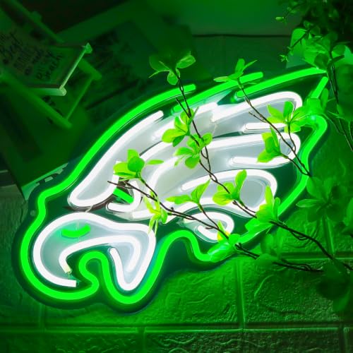 Eagles Neon Signs for Wall Decor Eagles Neon Lights for Bedroom Led Signs Suitable for Dormitory Man Cave Christmas Gift (Eagles)