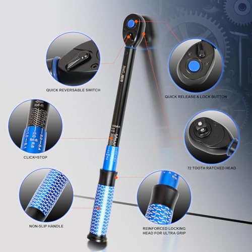 UPGRADE Drive Click Torque Wrench Dual