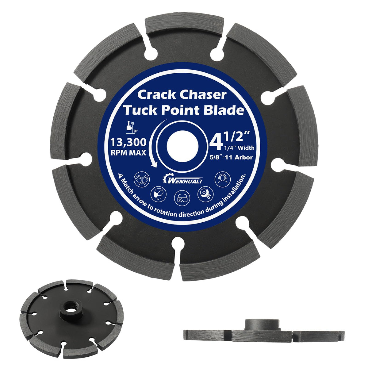 4.5" Diamond Tuck Point Blade 1 (1/4" Thick-Thread)
