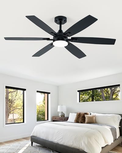 52" Ceiling Fan with Light for Bedroom