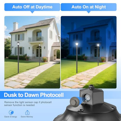 LED Post Top Light Post Lights Fixture with Photocell