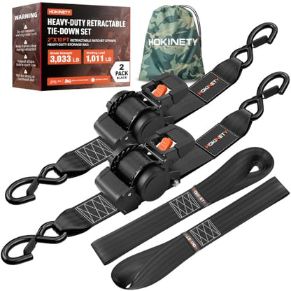 Retractable Ratchet Straps