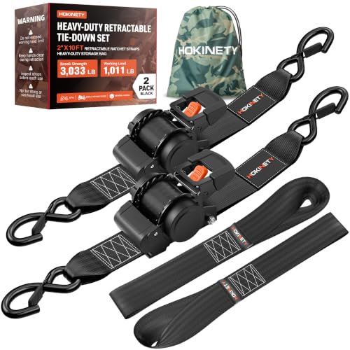 Retractable Ratchet Straps