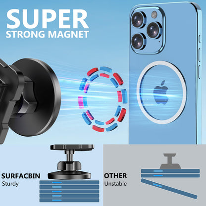 CNC Magnetic Car Vent Phone Mount for 2021 (Fits F150 2021-2026 without Metal Arm)