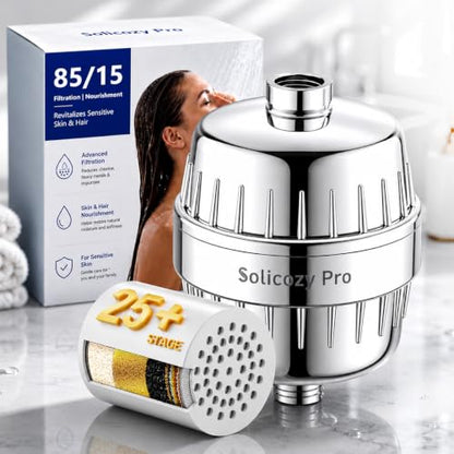 Shower Filter for Hard Water & Shower Water Softener