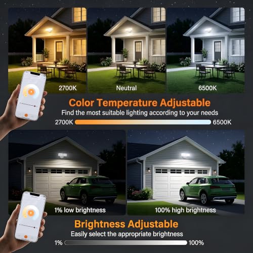 32W Smart Flood Lights Outdoor
