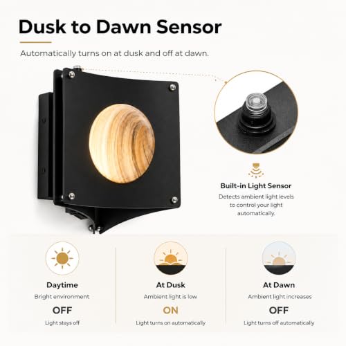 Dusk to Dawn Outdoor Wall Light