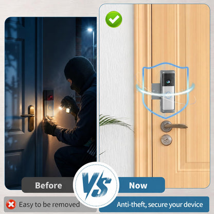 Anti Theft Doorbell Mount for Blink (Matte Grey / 1 Pack)
