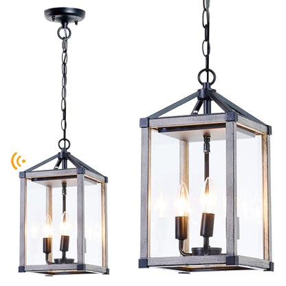 Outdoor Pendant Light Fixture with Dusk to Dawn Sensor
