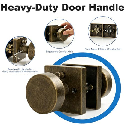 Interior Privacy Door Knob (Vintage Bronze)