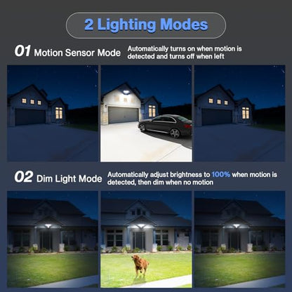 65W WiFi Smart Flood Lights Outdoor Motion Sensor