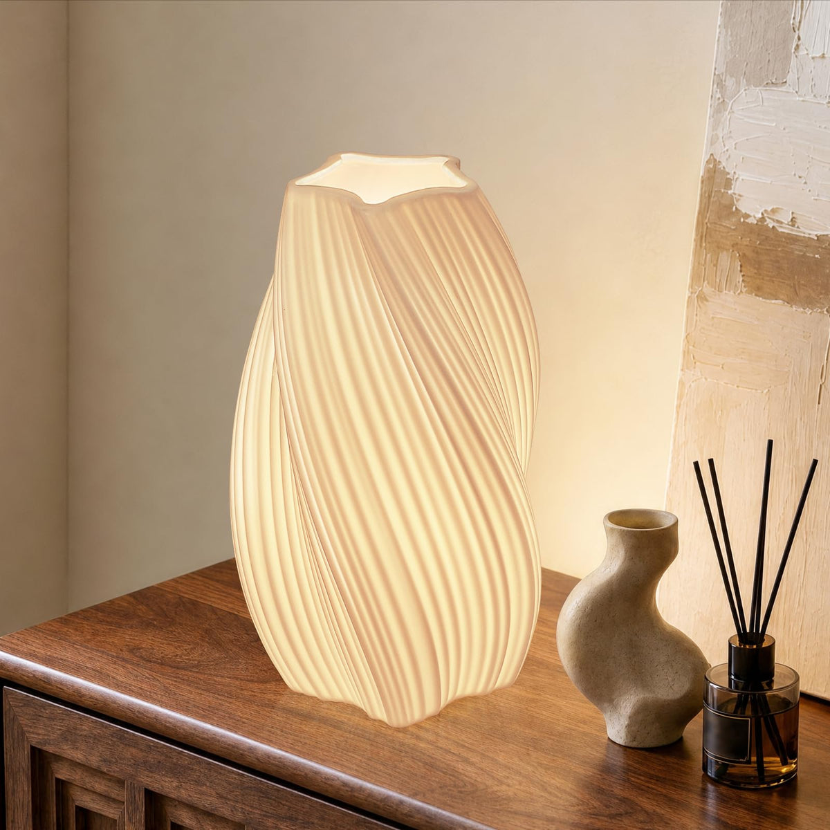 Modern Ceramic Decorative Table Lamp Living Room Bedroom Bedside