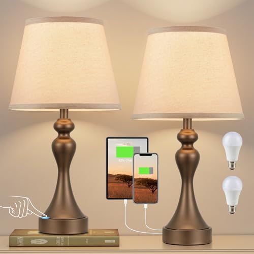 Bedroom Lamps Set of 2