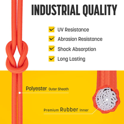 Bungee Cord 3 (Orange / 3/8" x 50FT)