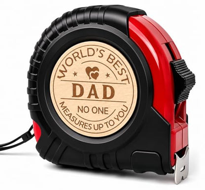 Gifts for Men Personalized Engraved Tape Measure Birthday Fathers Day from Daughter Son Woodworking Carpenter Tool Gifts for Men 7.5m