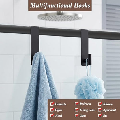 Heavy Duty Stainless Steel Over The Door Hooks
