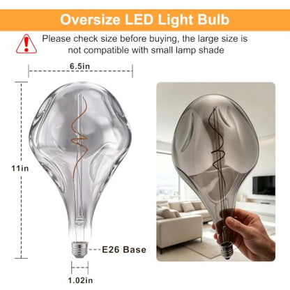 E26 Oversized Dimmable LED Light Bulb 2700K