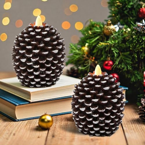 Flameless Candles with 6H Timer Battery Operated
