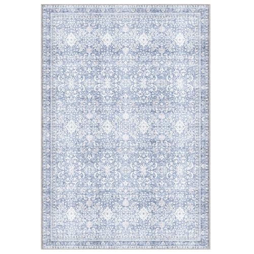 4x6 Area Rugs (Light Blue / 4' x 6' (Rectangular))