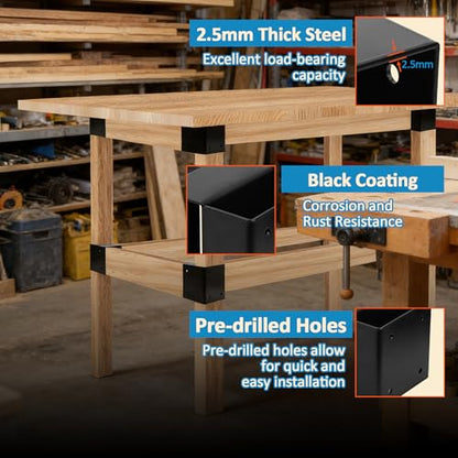 Heavy Duty Workbench Brackets Kit