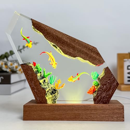 Humpback Whale Ocean Resin Lamp