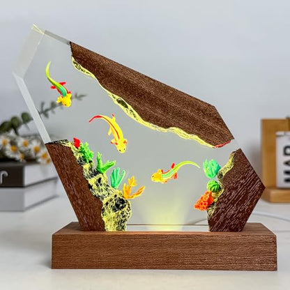 Humpback Whale Ocean Resin Lamp