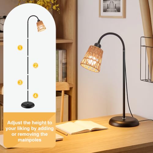 Boho Floor Lamp for Living Room Black Floor Lamps