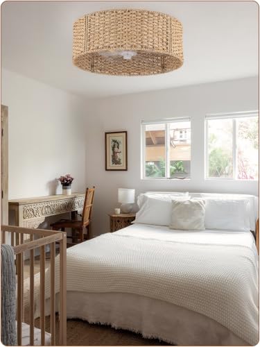 Boho Ceiling Fan with Light
