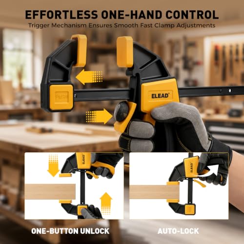 6" Mini Bar Clamps for Woodworking