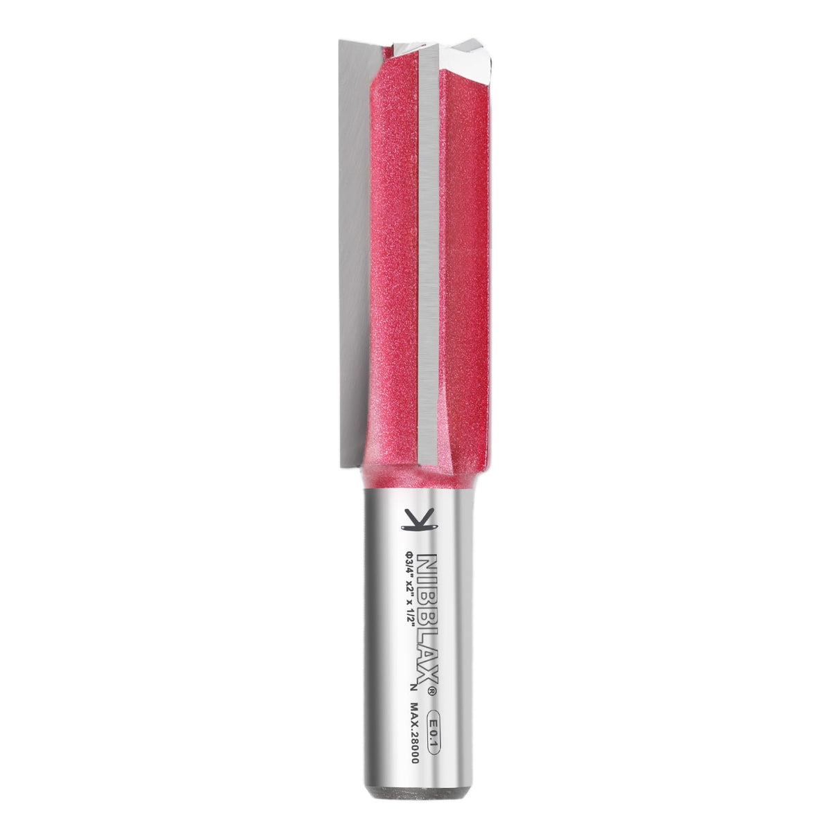 3 4" Dia. Triple Flute Straight Router Bit 1 (1/2 Inch Shank / 3/4-Inch Diameter by 2-Inch Triple Flute Bit)
