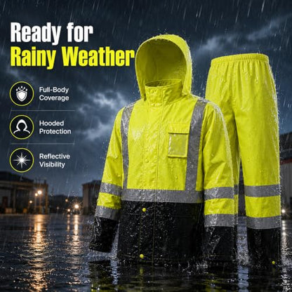 Men's Hi Vis Rain Suit