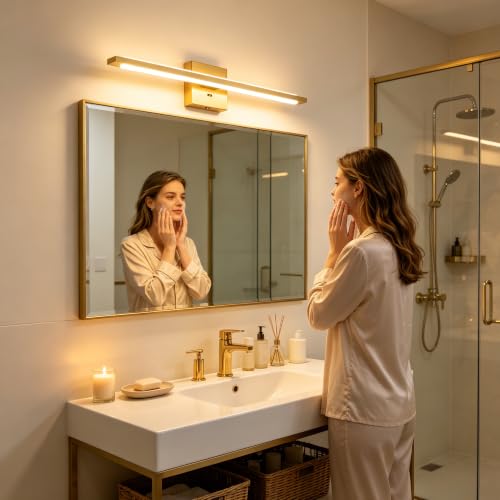 Bathroom Light Fixtures Over Mirror 5CCT LED Modern Vanity