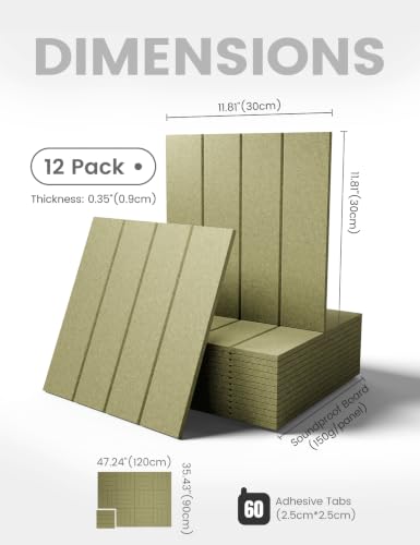 48" x 36" Large Felt Bulletin Board (Seaweed / Bold-stripe 12-pack)