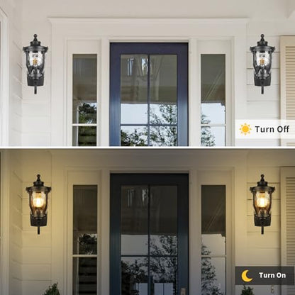 15" Outdoor Wall Light Lantern (09-BK)