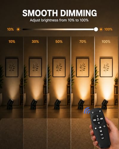 Indoor Uplights with Remote