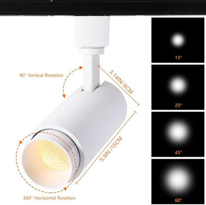 30W Track Light Heads Zoomable