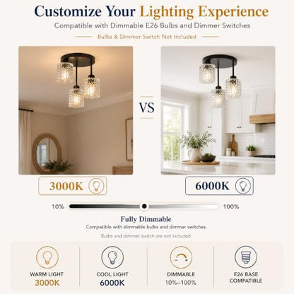 Semi Flush Mount Ceiling Light