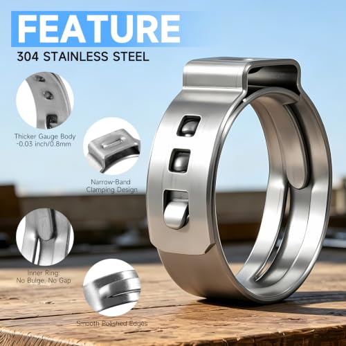 Stainless Steel PEX Cinch Clamps