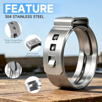 Stainless Steel PEX Cinch Clamps