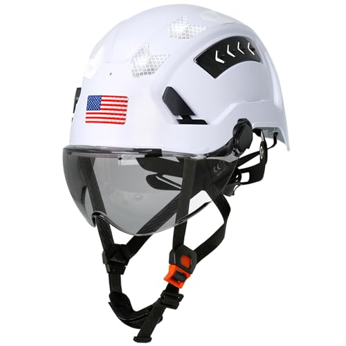 ANSI Z89.1 Type 2 Safety Helmet with Visor