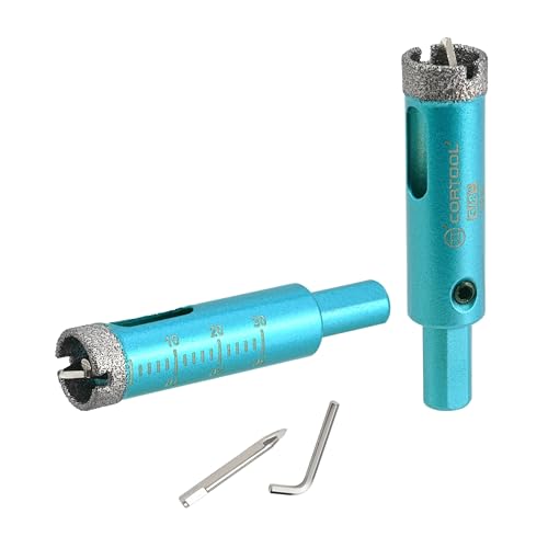5 8 Inch Diamond Hole Saw with Pilot Drill Bit (5/8 Inch (16mm) 2-Pack)