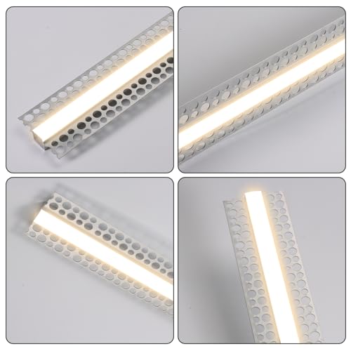 Plaster in Recessed Drywall LED Channel Bendable LED Aluminum Profile Track for Custom LED Strip Lighting