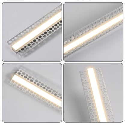 Plaster in Recessed Drywall LED Channel Bendable LED Aluminum Profile Track for Custom LED Strip Lighting