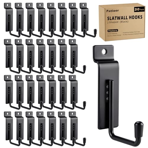 J Shaped Slatwall Hooks