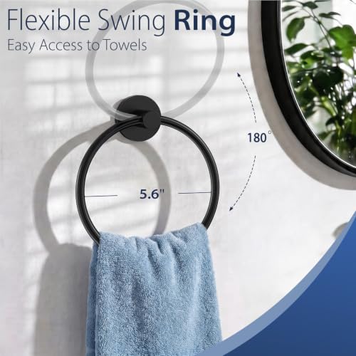 5 Piece Bathroom Towel Bar Set