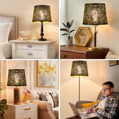 Metal LampShade 7.9x9.8x7.9 inch Set of 2